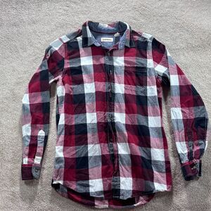 Vintage Ruff Hewn Flannel Shirt Plaid Multicolor XL Men’s Button Up